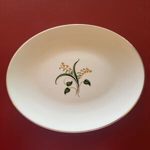 Vintage Knowles Serving Platter Forsythia